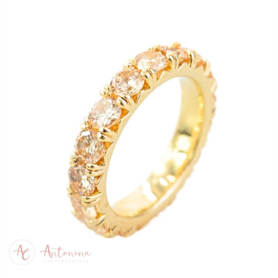 Aliança Glow Bride Banhado Em Ouro 18k<br><span style='color:#fff;'>Joias</span>