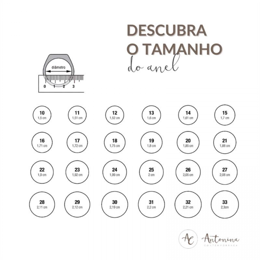 Anel Tripla Pedra Redonda Translúcida Banhado Em Ouro 18k