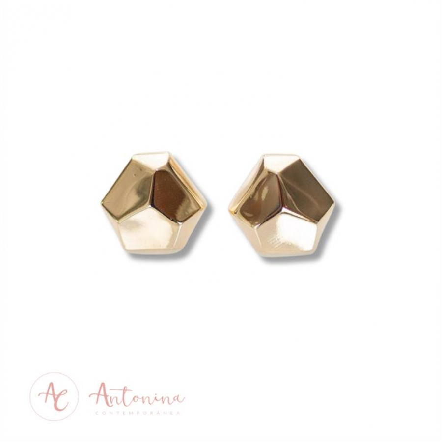 Brinco Rock Banhado Em Ouro 18k 