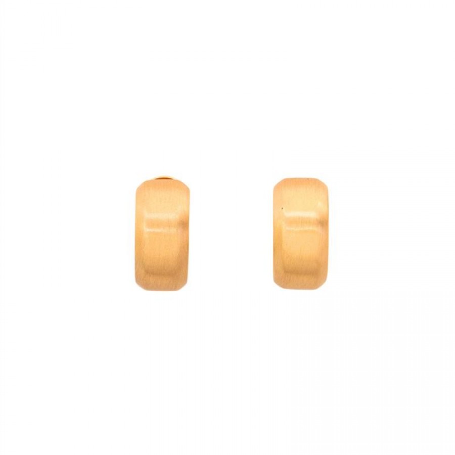 Brinco Argola Everyday Banhado Em Ouro 18k