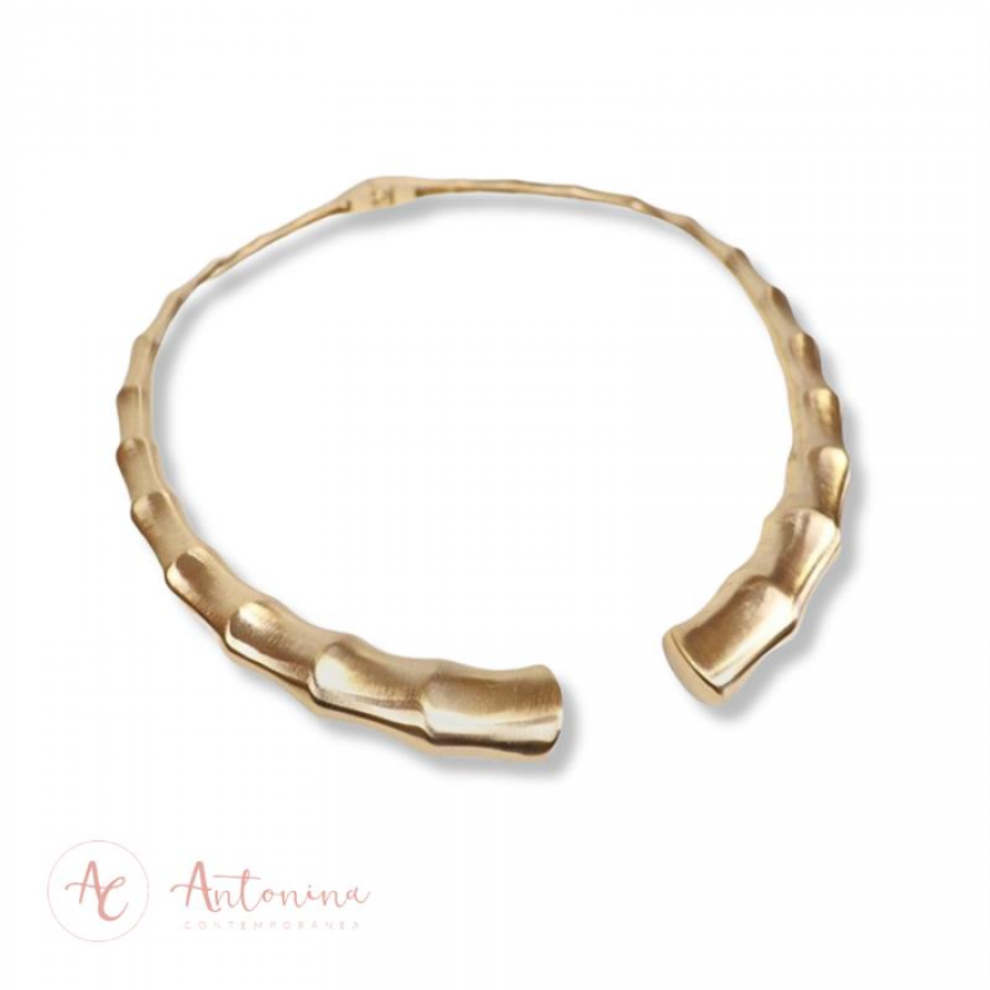 Colar Wave Banhado Em Ouro 18k