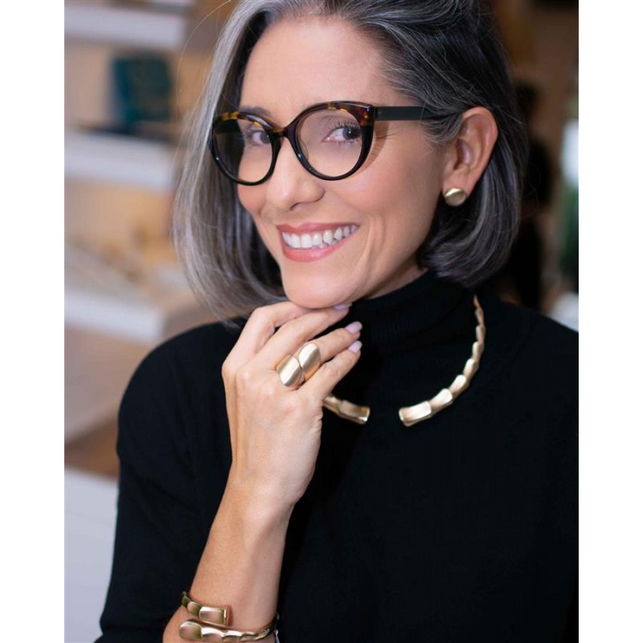 Colar Wave Banhado Em Ouro 18k