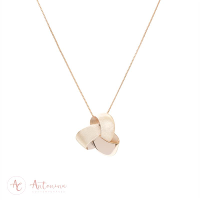 Colar Infinito Fosco Banhado Em Ouro 18k<br><span style='color:#fff;'>Joias</span>