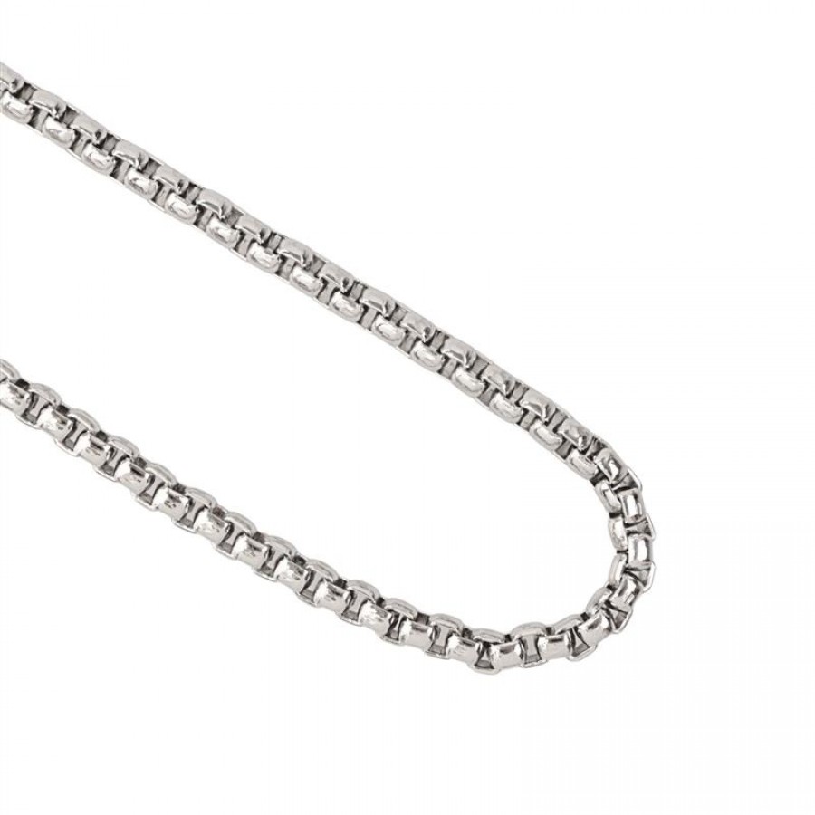 Choker Elos Minimalista Com Fecho Imã Banhado Em Ródio