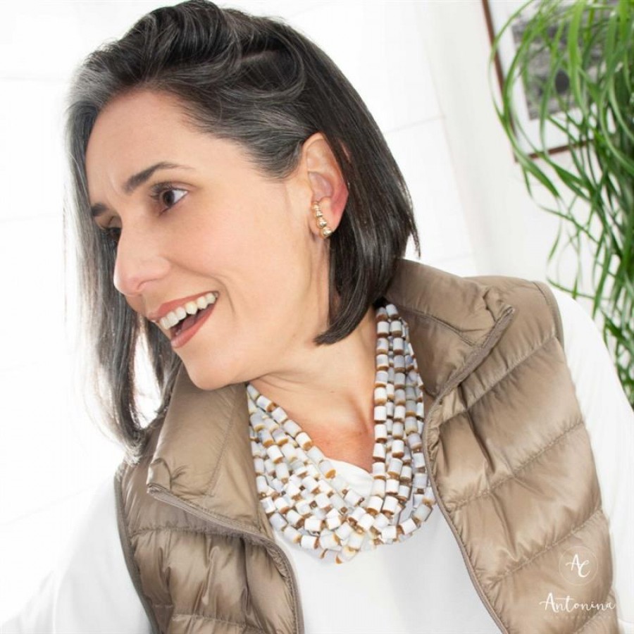 Max Colar Ágata Madeira