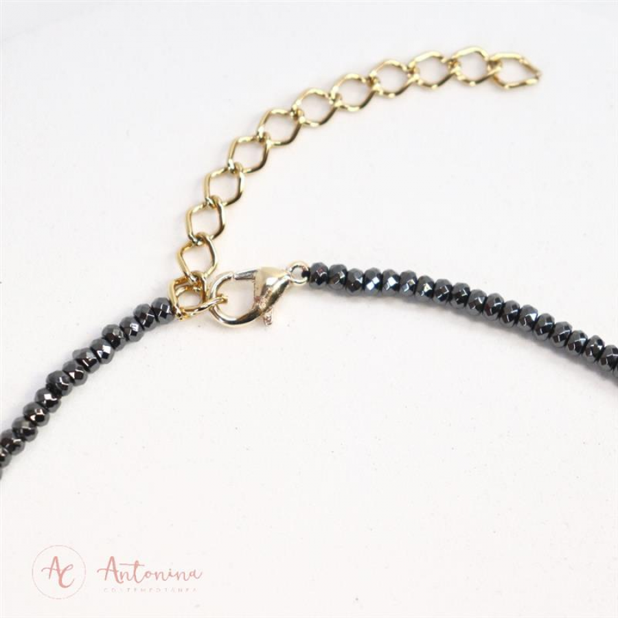 Colar Choker De Hematita