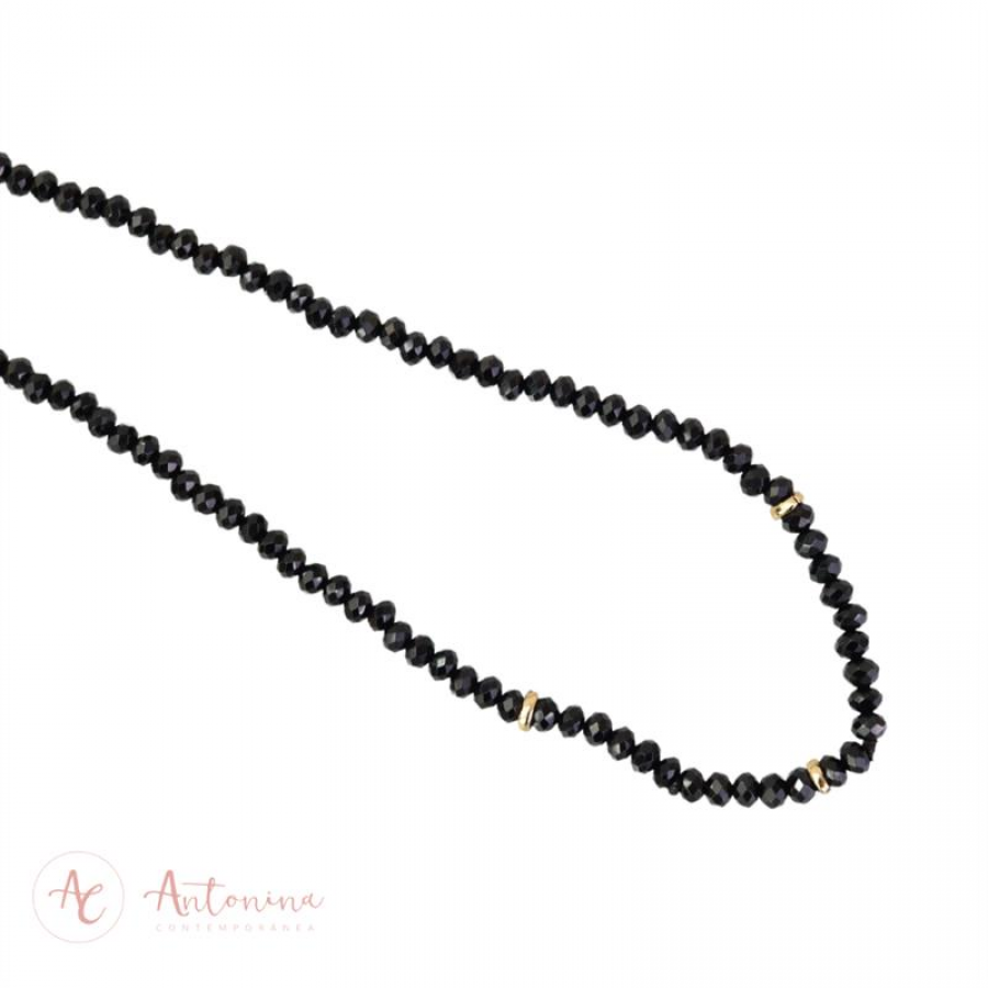 Choker Minimalista Ônix
