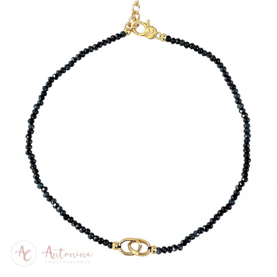 Colar Choker Elos Ônix