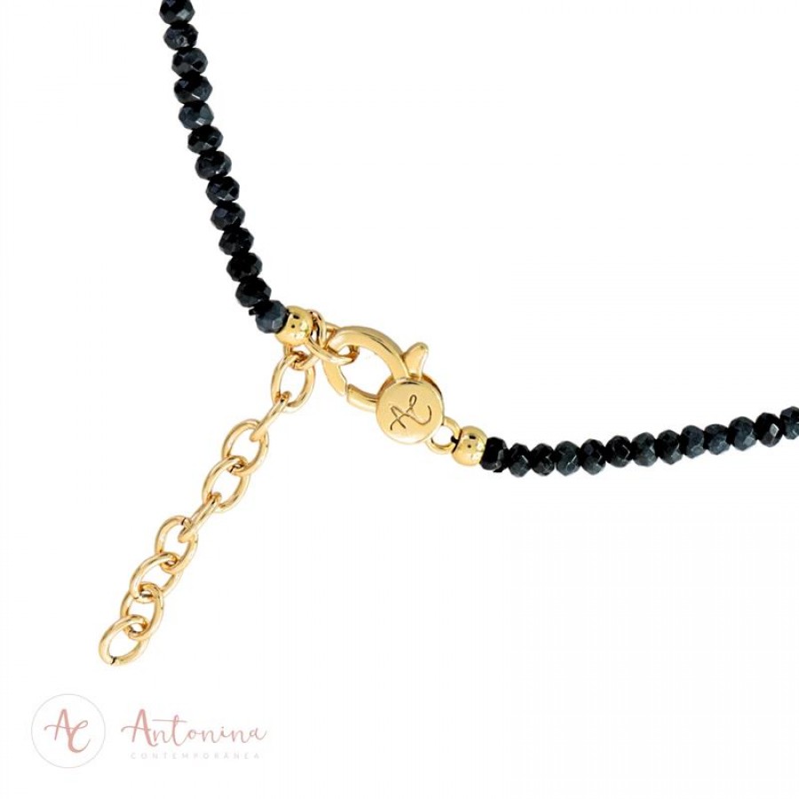 Colar Choker Elos Ônix