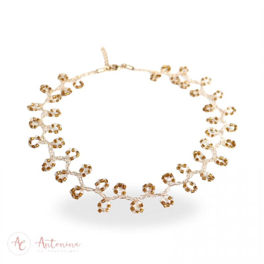 Colar Marina Slim Ouro Imperial Banhado Em Ouro 18k