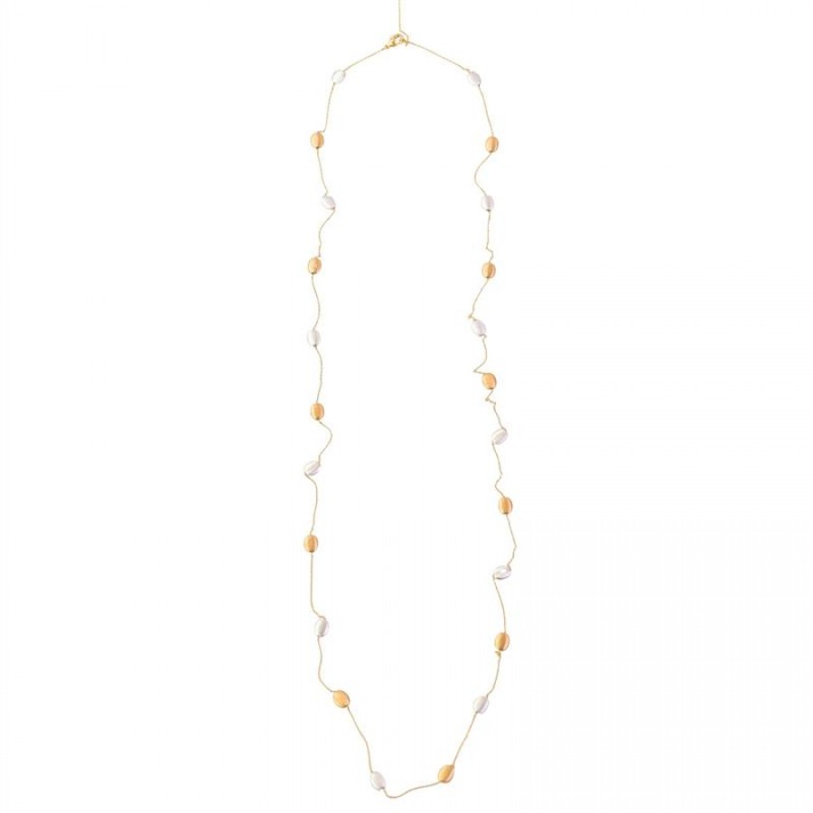 Colar Longo Medalhinha Mix Banhado Em Ouro 18k