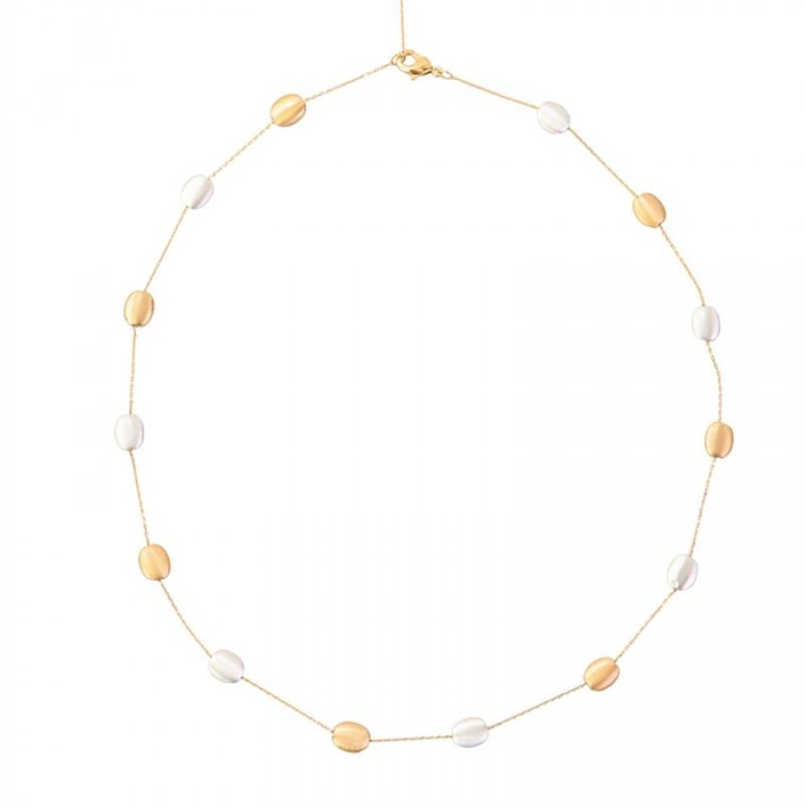 Colar Curto Medalhinha Mix Banhado Em Ouro 18k