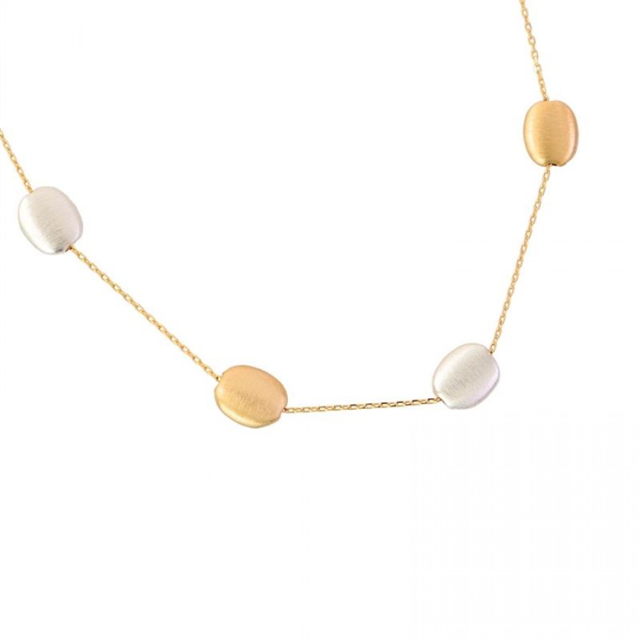 Colar Curto Medalhinha Mix Banhado Em Ouro 18k