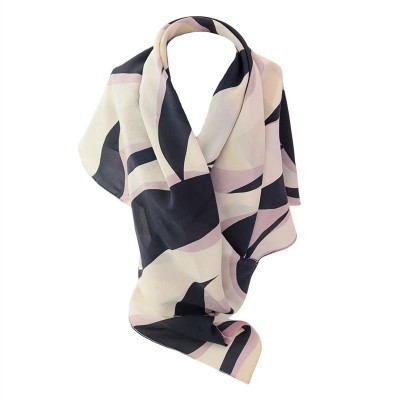 Lenço Seda Pura G Abstrato<br><span style='color:#fff;'>Joias</span>