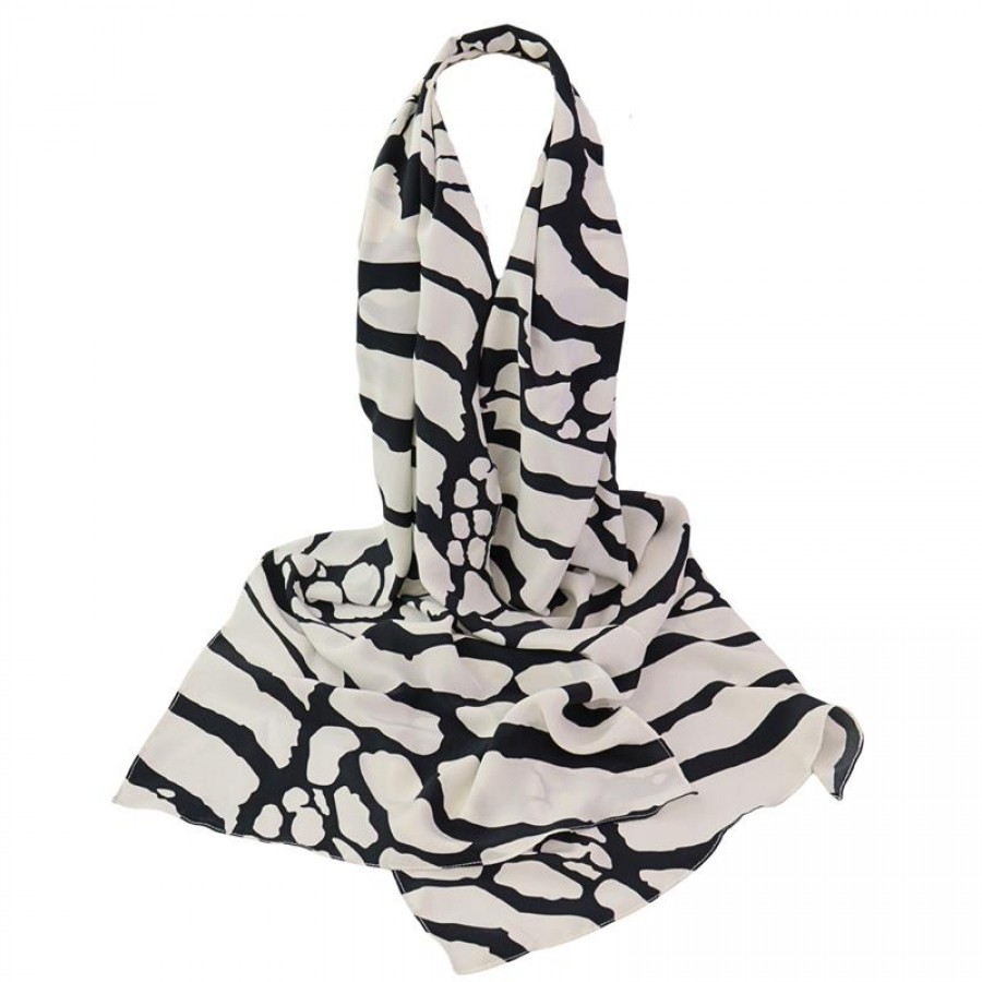 Echarpe Seda Pura Zebra