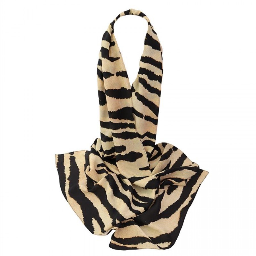 Echarpe Seda Pura Animal Print