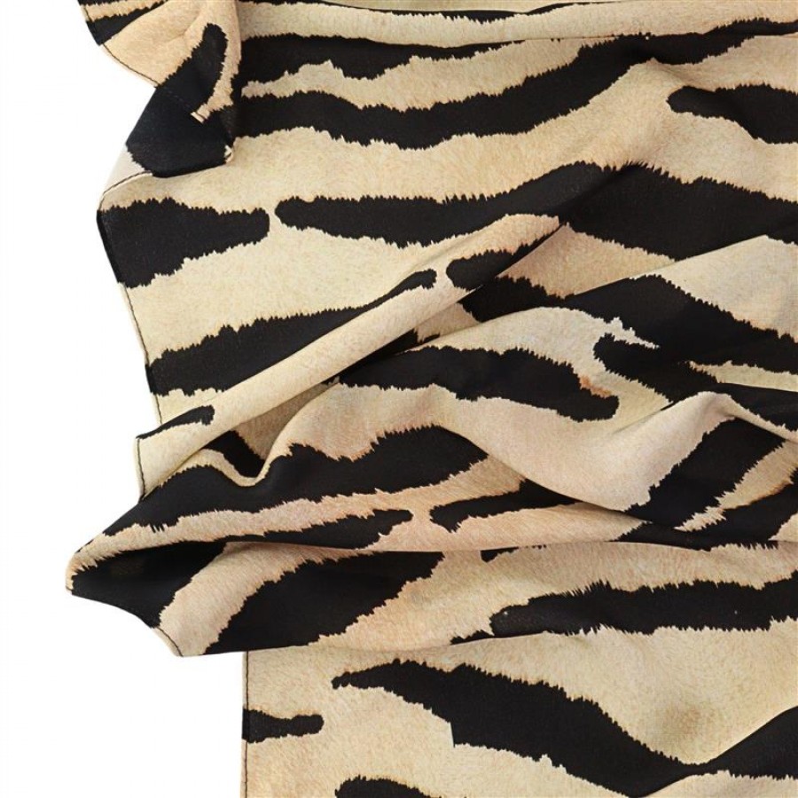 Echarpe Seda Pura Animal Print