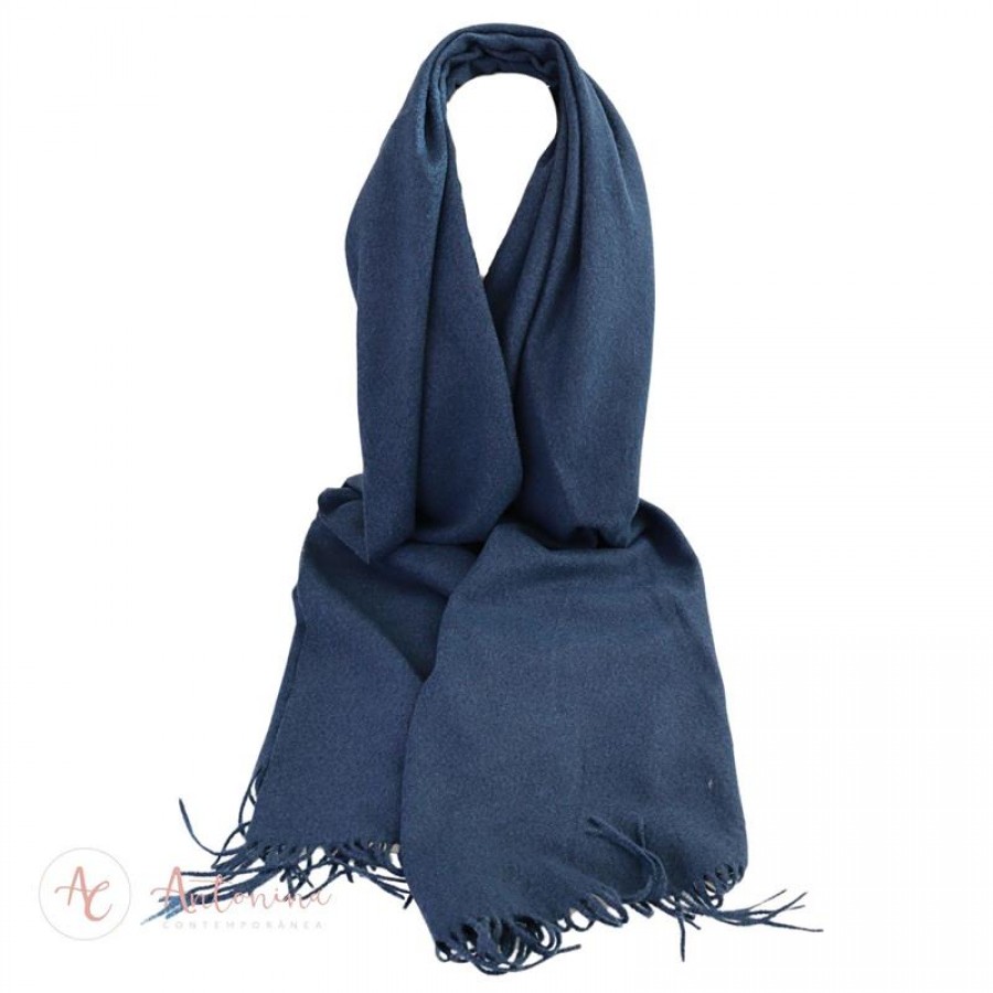 Echarpe Toque De Cashmere Marinho