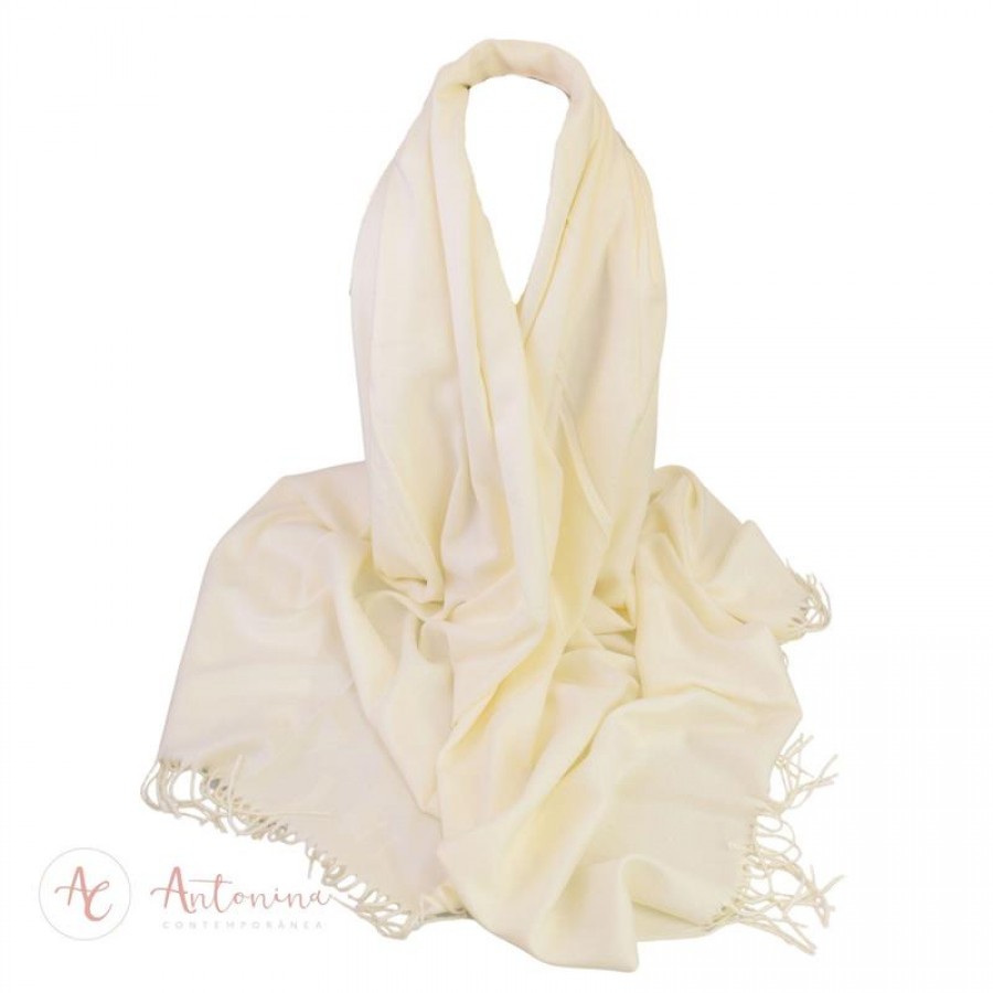 Echarpe Toque De Cashmere Pérola