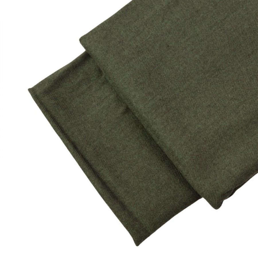Echarpe Toque De Cashmere Verde Escuro