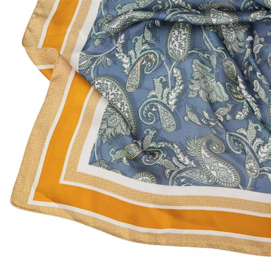 Lenço Toque De Seda Oliva