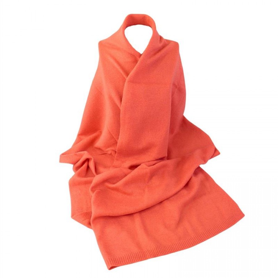 Echarpe 100% Cashmere Tangerina