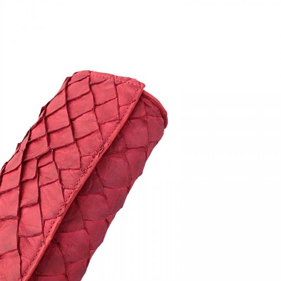 Bolsa Baguete De Pirarucu Cereja Iii