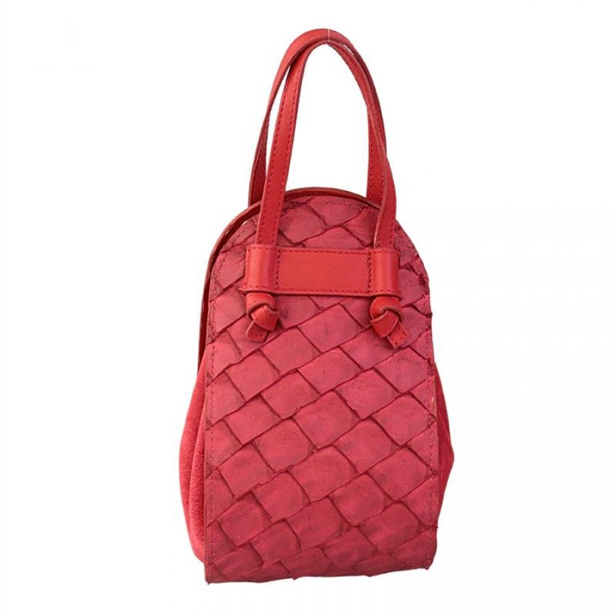 Bolsa Chiara Pirarucu Cereja