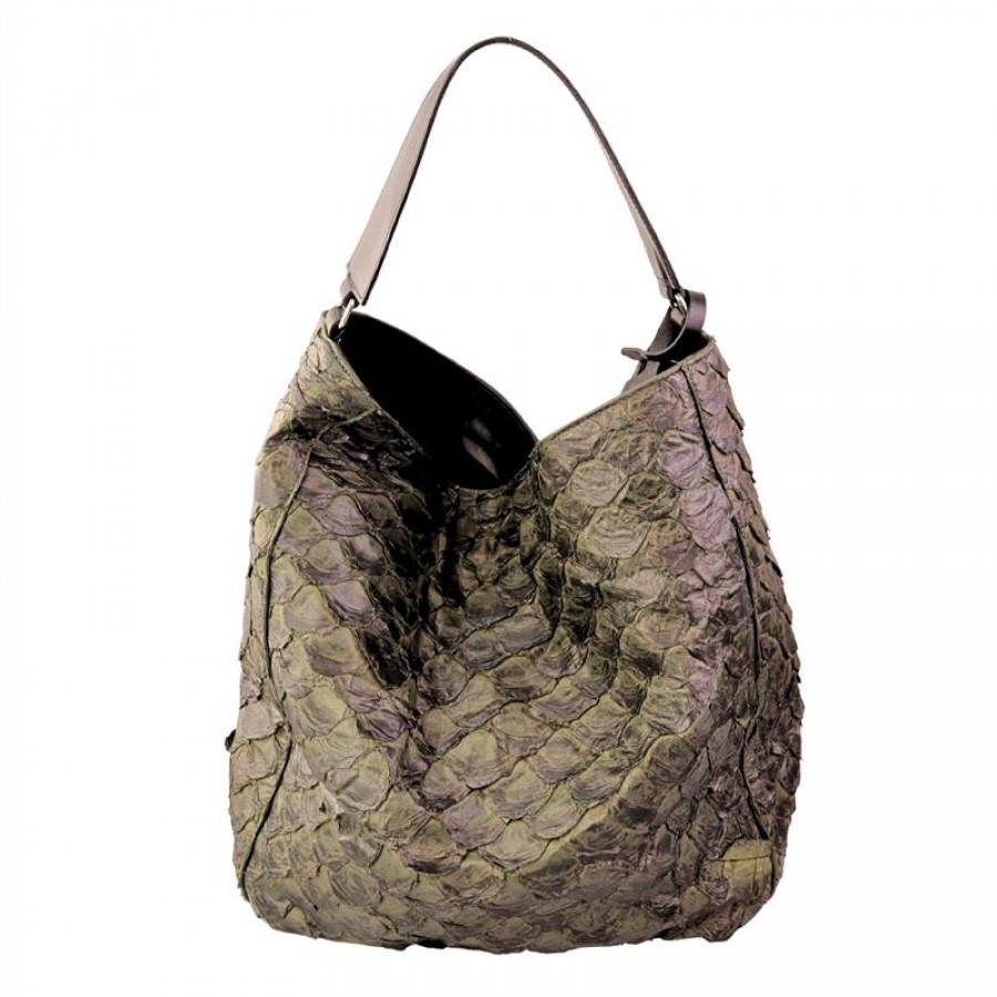 Bolsa Francesca Pirarucu Verde Militar