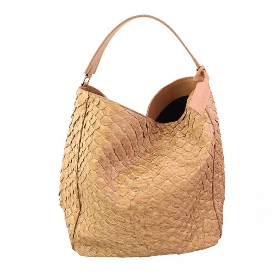 Bolsa Francesca Pirarucu Fendi Com Nude