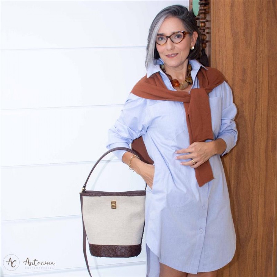 Bolsa Natalie Marrom