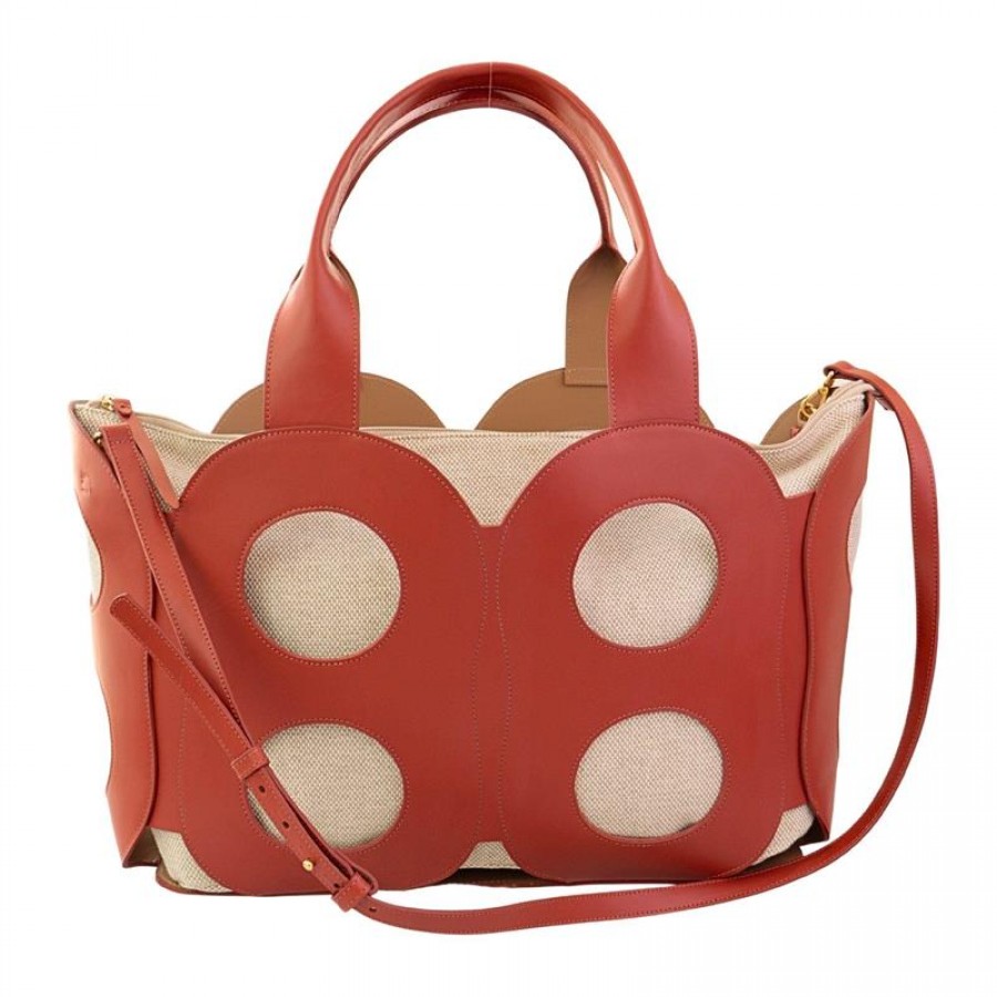 Bolsa De Couro Cobogó Terracota G