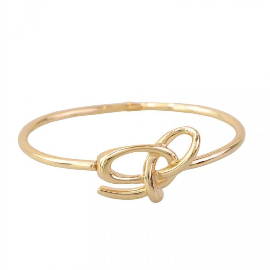 Bracelete Enlace Banhado Em Ouro 18k