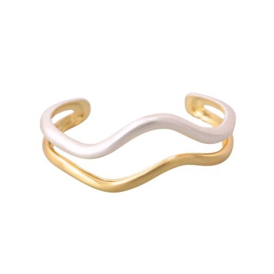 Bracelete Curvas Duo Mix <br><span style='color:#fff;'>Joias</span>