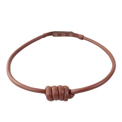 Cinto Giovanna Couro Marrom<br><span style='color:#fff;'>Joias</span>