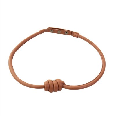 Cinto Giovanna Couro Caramelo<br><span style='color:#fff;'>Joias</span>