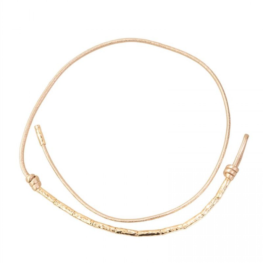 Cinto Istambul Dourado Banhado Em 18k